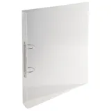 Exacompta 54342E Ringhefter Crystal DIN A4 aus PP mit 2 Ringen 40 mm breit kristall ideal für Schule und Büro Ringhefter Ringordner Ringbuchordner