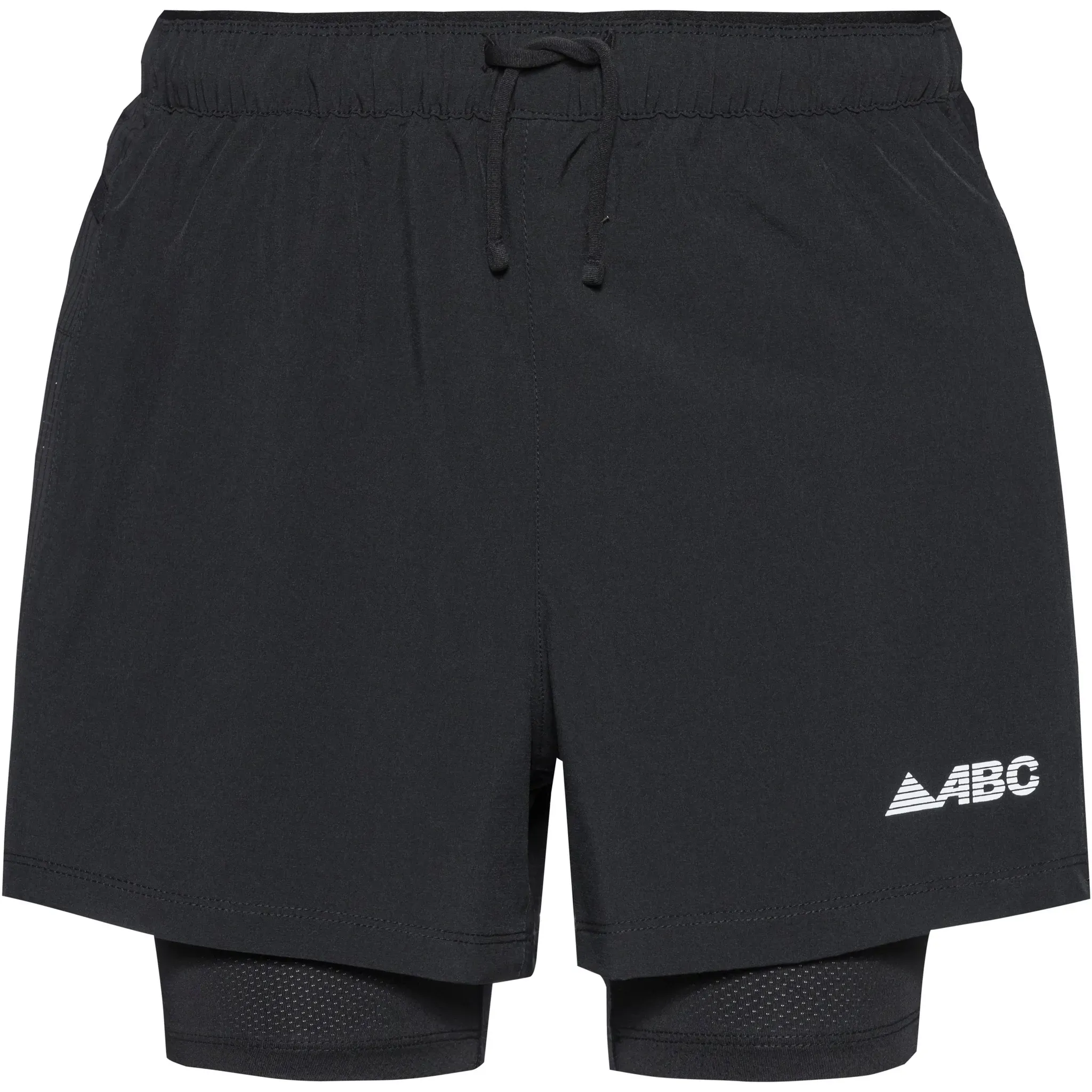 ABC Laufshorts Damen in black, Größe XS - schwarz