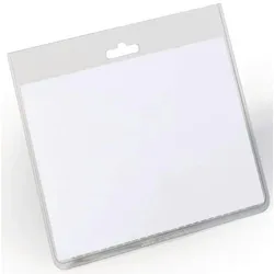 Durable Namensschilder 90x60mm Kunststoff transparent VE=10x5 Stück