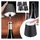 ideoon lights Akku Flaschenlampe Schwarz 4 St.