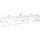 SKRAUT HOME Lowboard 310x50 cm Schwarz/Eiche Holzwerkstoff