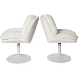 Jahnke Schalenstuhl KISS TWIST DUO Polyester weiß 2er Set