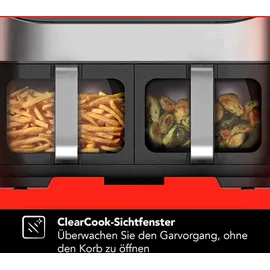 Instant Vortex Plus Dual Airfryer 7,6L Edelstahl