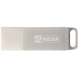 MyMedia Verbatim USB 3.2 OTG Stick 16GB Typ A-C My Dual Silber