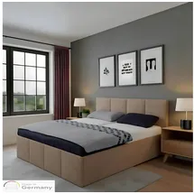 Halmon Schlafkomfort Betten Dalas Sahara 160 x 200 cm H2 Beige