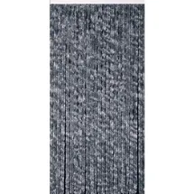 CONACORD Türvorhang Flauschi Silber-Grau 100 cm x 200 cm