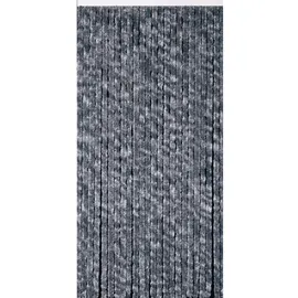 CONACORD Türvorhang Flauschi Silber-Grau 100 cm x 200 cm