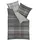 KAEPPEL Beyond Karomuster Grau 200 x 200 cm + 2 x 80 x 80 cm