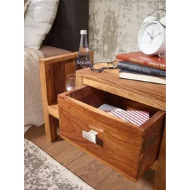 Wohnling Nachtschrank 60 x 30 x 40 cm Braun