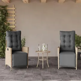 vidaXL Bistroset 3-tlg. Beige