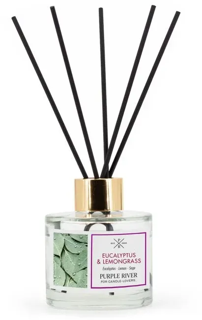 Purple River Reed Diffuser Glas 100ml Weiß
