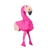 Relaxdays 2 x Pinata Flamingo Pink,Schwarz