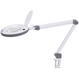 lumeno LED Lupenleuchte 851X, Lupen-Ø 150 mm 5 Dioptrien, grau