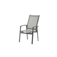 Sieger Stapelsessel 63 x 63 x 110 cm grau