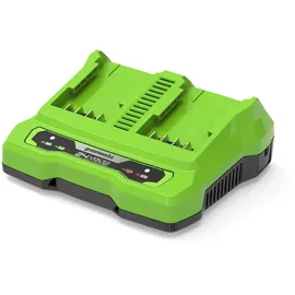Greenworks 24V Doppellader Akku Ladegerät 4 Ah