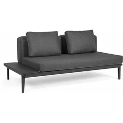 Sofa Matrix aus Aluminium, Anthrazit