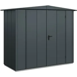 Hörmann Gerätehaus Berry Modern 2,59 x 1,21 m Anthrazit