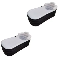 Set 2x Aufblasbare Outdoor Badewanne AB7 Divit tragbare Outdoor Badewanne aufblasbar