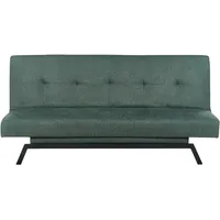 Schlafsofa 3-Sitzer LEEDS Stoff Grün