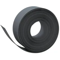 vidaXL Rasenkante Grau 10 m 20 cm Polyethylen
