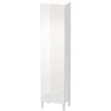 Duravit Hochschrank individual 1 Tür, 2 Glasfachböden, 1 Holzfachboden, Anschlag rechts, schwarz hochglanz