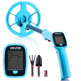 Vevor Metalldetektor 101,6 mm, IP68 wasserdicht, LCD-Display, Suchbereich 65 bis 92 cm