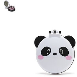 Legami Haarbürste mit Spiegel Panda
