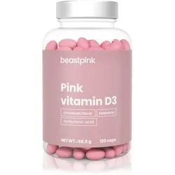 BeastPink Pink Vitamin D3 Förderung einer normalen Knochen- und Zahngesundheit 120 KAP