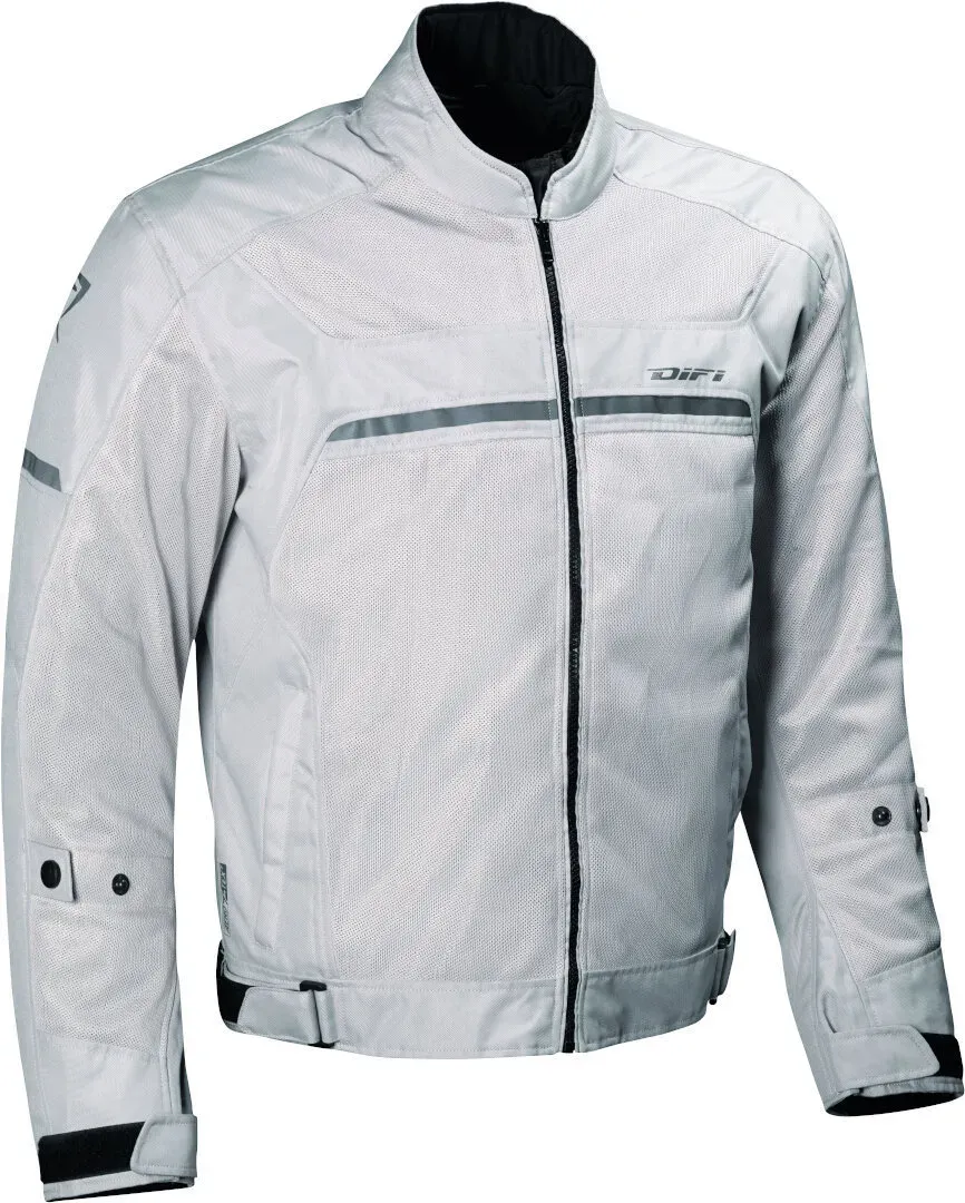 DIFI Jondai Aerotex Motorrad Textiljacke, grau, Größe L für Männer