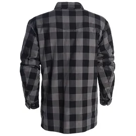 West Coast Choppers Flannel Aramidic Lining Langarmhemd - Grey / Black - M