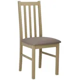 MIRJAN24 Stuhl Bos X (1 Stück), aus Buchenholz, 43x40x94 cm beige