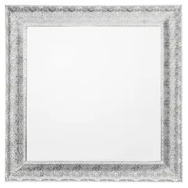 Beliani Wandspiegel Silber 65 x 65 cm