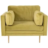 VCM Boom Sessel Velour grün.