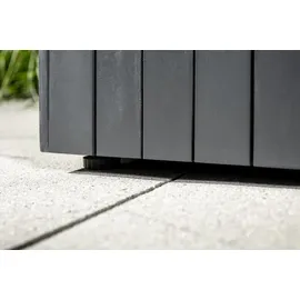prestige home living outdoor Quadratischer Pflanzkübel 30 x 30 x 64 cm Anthrazit