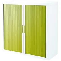 Paperflow easyOffice Rollladenschrank 110 x 104 x 41,5 cm grün/weiß