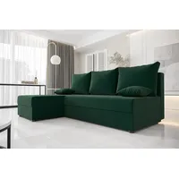 Modernes Ecksofa HORTENZIE – grün - Grün