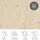 THEKO Alpen Wendeteppich 70 x 140 cm Beige