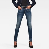 G-Star RAW Skinny-fit-Jeans »Mid Waist Skinny Jeans - Blau