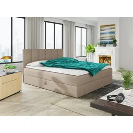 Sofnet Boxbett, Beige, (Inari 22), 160 x 200 cm, Schlafzimmer, Betten, Boxspringbetten