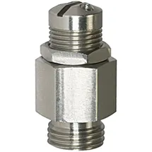 Riegler Mini-Abblasventil Edelstahl, G 1/4, Ansprechdruck 16,0 - 32,0 bar