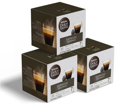 Kaffeekapseln Set NESCAFÉ® Dolce Gusto® Espresso Intenso, 3 x 16 Stk.