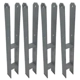 Buri Zaunpfosten 71 x 600 mm Feuerverzinkt