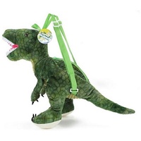 Toi-Toys Plüschrucksack Dinosaurier in Grün - (H)50 cm