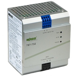 WAGO Wago Eco Netzgerät, primär getaktet, Ausgangsspannung DC 24V, 10A, 787 Elektro-Kabel