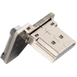 Adapter für DIY HDMI Kabel - Anschluss: Typ A Stecker - Ausführung: nach links gewinkelt