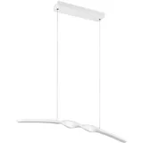 Trio Lighting Ginko 1-flg. 18 Watt 60 cm geschwungen weiß matt