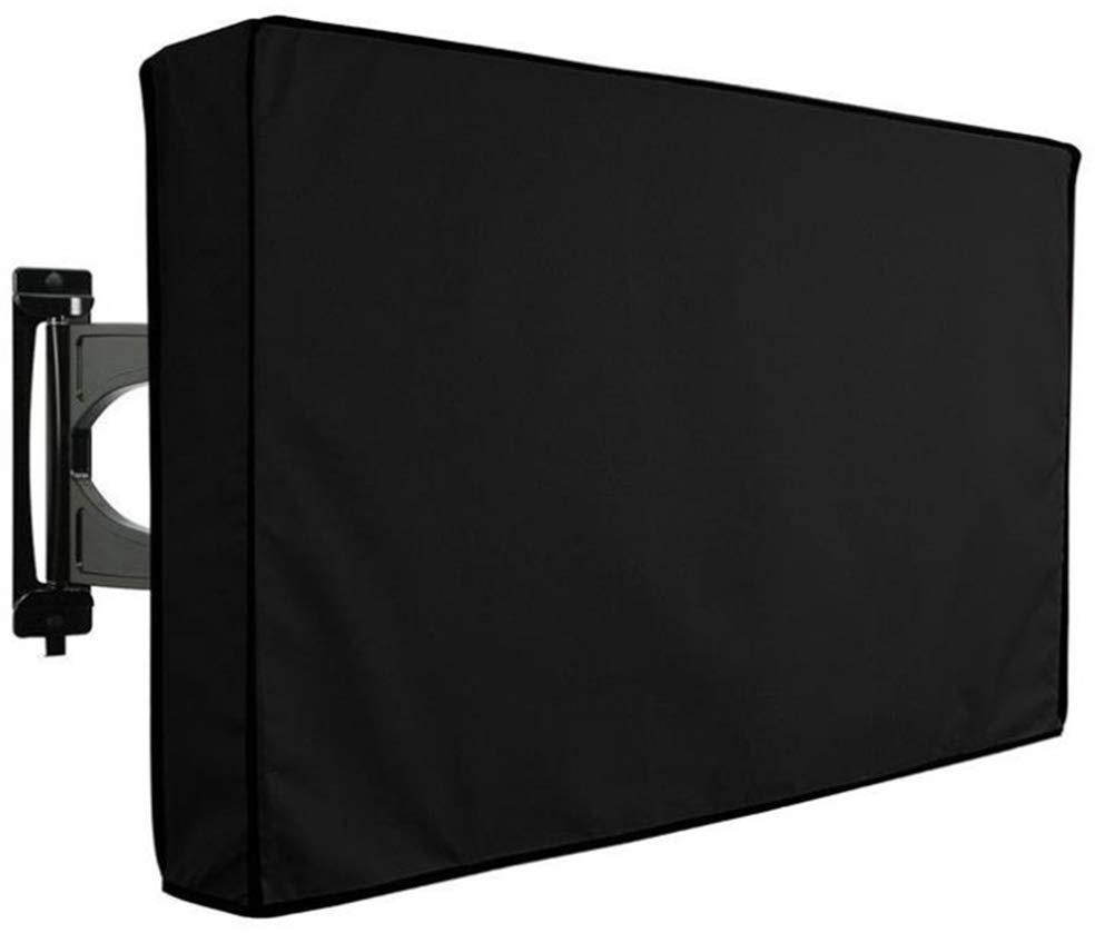 Bcowtte TV-Abdeckung für den Außenbereich 46-48 Zoll mit unterer Abdeckung, wetterfest, staubdicht, Schutz für LCD-Fernseher, eine Plasma-LED