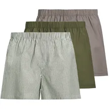 JACK & JONES JACMILANO WOVEN BOXERS 3 PACK NOOS grün XXL 3er Pack