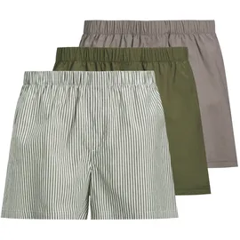 JACK & JONES JACMILANO WOVEN BOXERS 3 PACK NOOS grün XXL 3er Pack