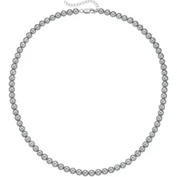 Smart Jewel Kette mit Muschel-Perlen, Silber 925 Ketten   Silber 